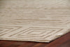 Exquisite Rugs Metro Velvet 3040 Beige Area Rug Corner Image