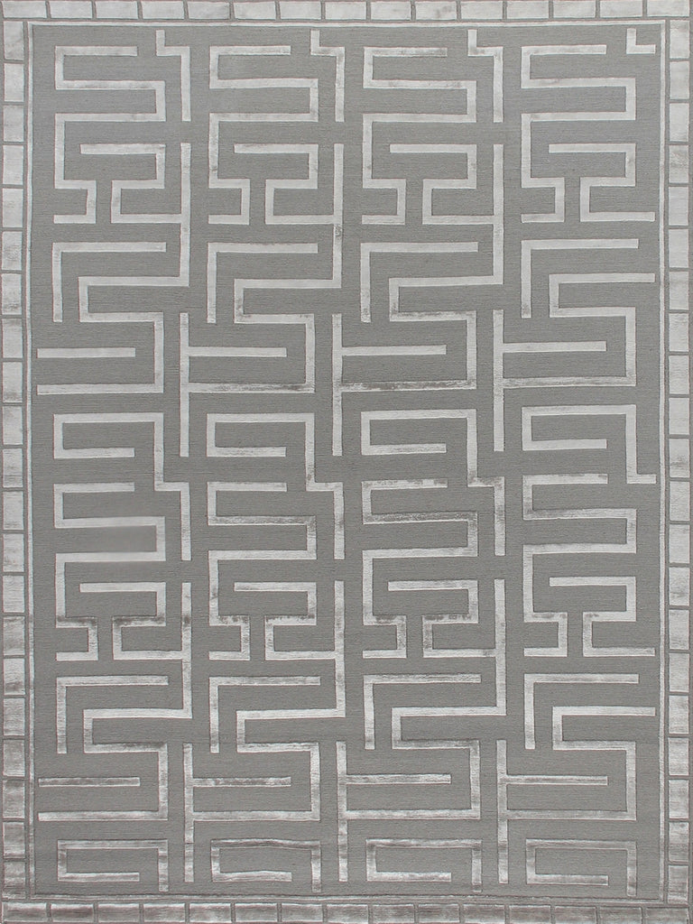 Exquisite Rugs Metro Velvet 3042 Silver Area Rug main image