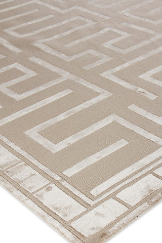 Exquisite Rugs Metro Velvet 3043 Beige Area Rug by The Met Corner Image