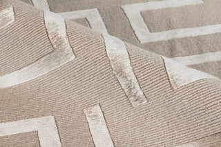 Exquisite Rugs Metro Velvet 3043 Beige Area Rug by The Met Pile Image