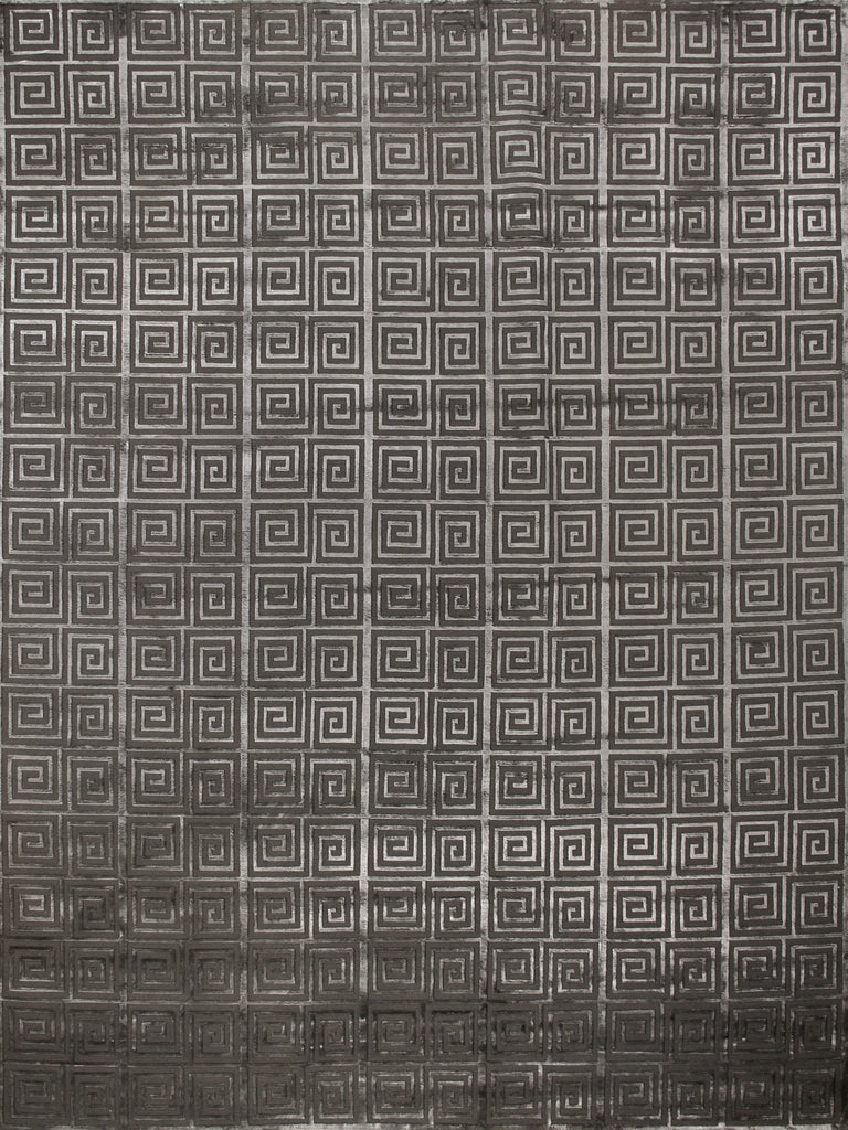 Exquisite Rugs Greek Key 3050 Dark Gray Area Rug by The Met main image