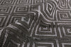Exquisite Rugs Greek Key 3050 Dark Gray Area Rug by The Met Closeup Image
