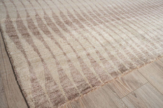 Exquisite Rugs Bamboo Silk 3053 Beige/Brown Area Rug Corner Image