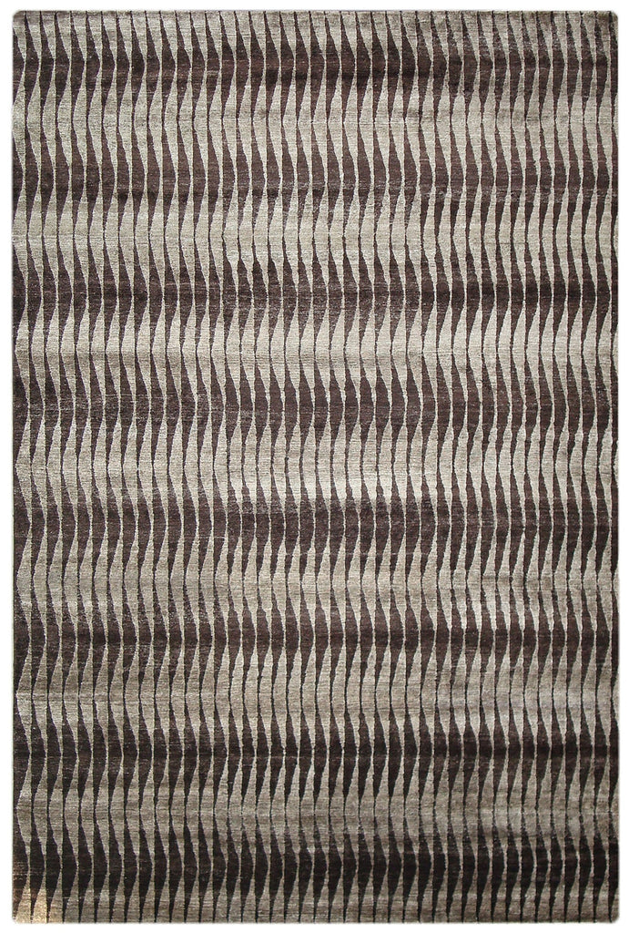 Exquisite Rugs Super Tibetan 3055 Beige/Chocolate Area Rug main image