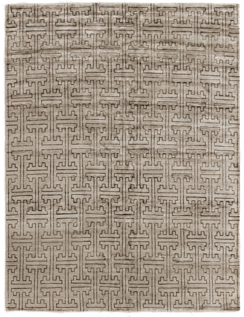 Exquisite Rugs Bamboo Silk 3076 Brown/Gray Area Rug main image