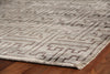 Exquisite Rugs Bamboo Silk 3076 Brown/Gray Area Rug Corner Image