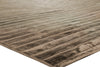 Exquisite Rugs High Low 3082 Khaki Area Rug Corner Image