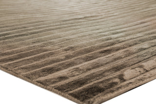 Exquisite Rugs High Low 3082 Khaki Area Rug Corner Image