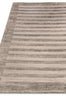 Exquisite Rugs Wide Stripe 3091 Brown Area Rug Closeup Image