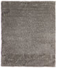 Exquisite Rugs Viscose Shaggy 3102 Silver Area Rug main image