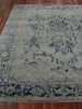 Exquisite Rugs Terras 3130 Gray/Blue Area Rug by The Met Closeup Image
