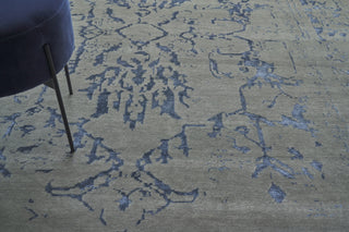 Exquisite Rugs Terras 3130 Gray/Blue Area Rug by The Met Detail Image