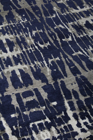 Exquisite Rugs Vertigo 3133 Navy/Gray/Ivory Area Rug Detail Image