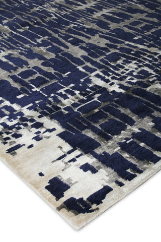 Exquisite Rugs Vertigo 3133 Navy/Gray/Ivory Area Rug Lifestyle Image Feature