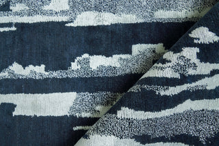 Exquisite Rugs Carrina 3135 Navy/Silver Area Rug by The Met Lifestyle Image Feature