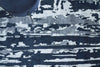 Exquisite Rugs Carrina 3135 Navy/Silver Area Rug by The Met Lifestyle Image Feature