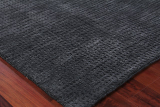 Exquisite Rugs New Zealand Wool 3154 Charcoal Area Rug Corner Image