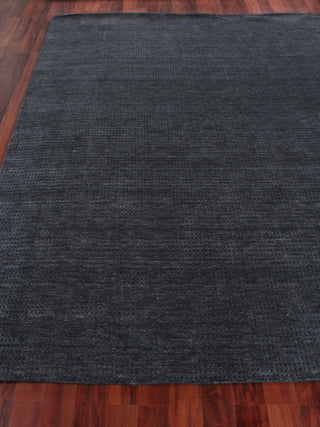 Exquisite Rugs New Zealand Wool 3154 Charcoal Area Rug Closeup Image