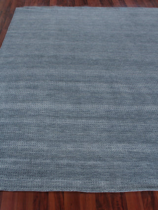 Exquisite Rugs New Zealand Wool 3156 Denim Blue Area Rug Closeup Image