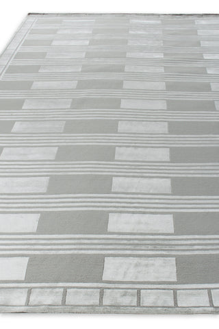 Exquisite Rugs Metro Velvet 3201 Ivory Area Rug by The Met Pile Image