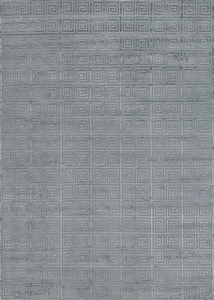 Exquisite Rugs Greek Key 3207 Blue Area Rug by The Met main image