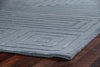 Exquisite Rugs Metro Velvet 3214 Aqua Area Rug Corner Image