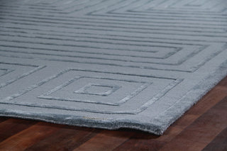 Exquisite Rugs Metro Velvet 3214 Aqua Area Rug Corner Image