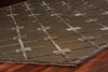 Exquisite Rugs Metro Velvet 3221 Khaki Area Rug Corner Image