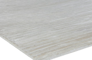 Exquisite Rugs High Low 3230 White Area Rug Corner Image