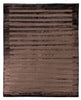 Exquisite Rugs Wide Stripe 3231 Chocolate Area Rug main image