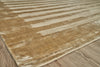 Exquisite Rugs Wide Stripe 3232 Bronze Area Rug Corner Image