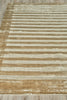 Exquisite Rugs Wide Stripe 3232 Bronze Area Rug Closeup Image