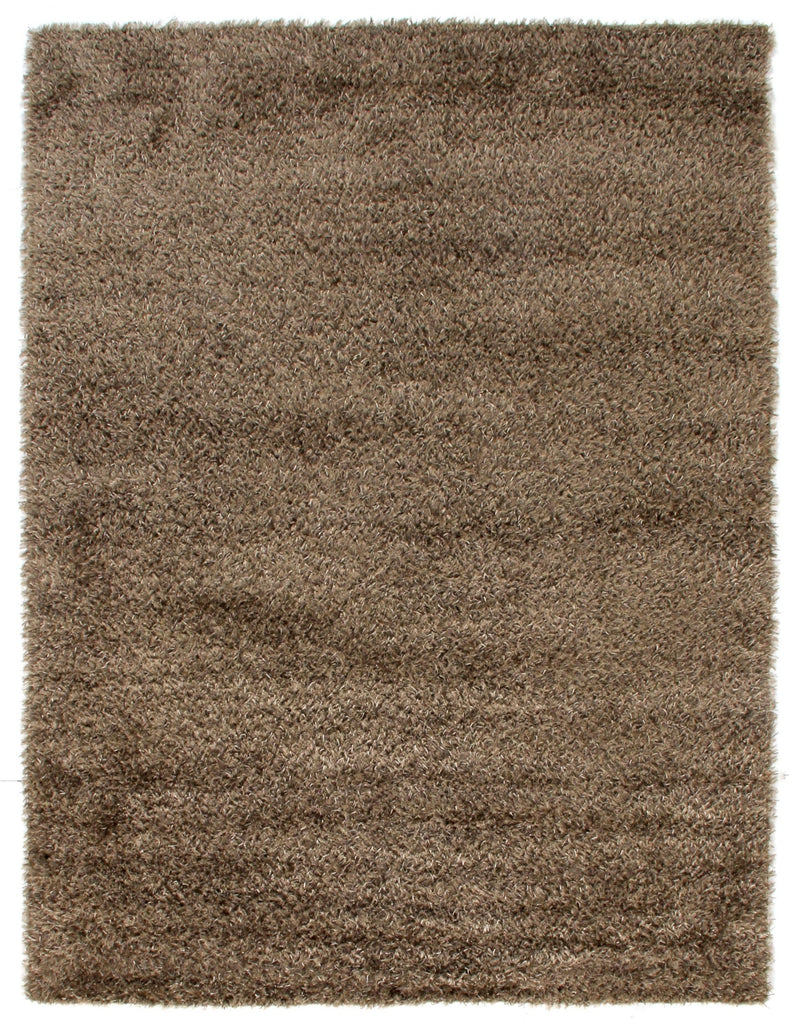 Exquisite Rugs Viscose Shaggy 3265 Chocolate Area Rug main image