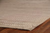 Exquisite Rugs Honeycomb 3269 Khaki Area Rug Corner Image