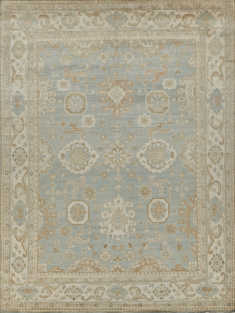 Exquisite Rugs Antique Weave Oushak 3280 Light Blue/Ivory Area Rug main image