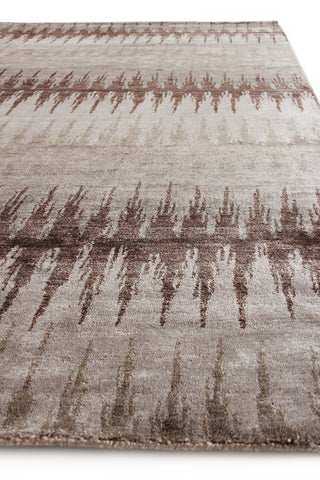 Exquisite Rugs Bamboo Silk 3286 Beige/Gray Area Rug Closeup Image