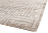 Exquisite Rugs Bamboo Silk 3290 Ivory/Taupe Area Rug Corner Image