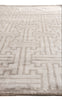 Exquisite Rugs Bamboo Silk 3290 Ivory/Taupe Area Rug Pile Image