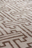 Exquisite Rugs Bamboo Silk 3291 Ivory/Brown Area Rug Lifestyle Image Feature