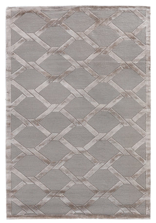 Exquisite Rugs Metro Velvet 3294 Silver Area Rug by The Met main image