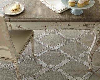 Exquisite Rugs Metro Velvet 3294 Silver Area Rug by The Met 