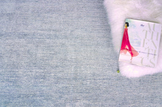 Exquisite Rugs Crush 3299 Aqua/Dark Aqua Area Rug Detail Image