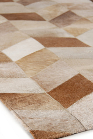 Exquisite Rugs Natural Hide 3319 Beige Area Rug Corner Image