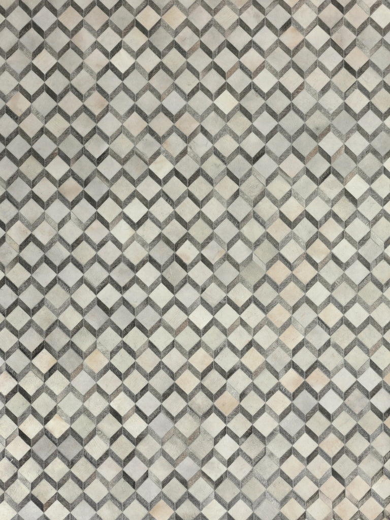 Exquisite Rugs Natural Hide 3334 Ivory/Silver Area Rug main image