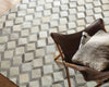 Exquisite Rugs Natural Hide 3334 Ivory/Silver Area Rug Detail Image