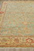 Exquisite Rugs Antique Weave Serapi 3335 Light Blue/Ivory Area Rug Closeup Image