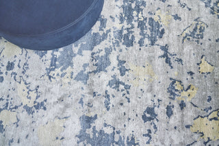 Exquisite Rugs Bamboo Silk 3340 Blue/Gray Area Rug Detail Image