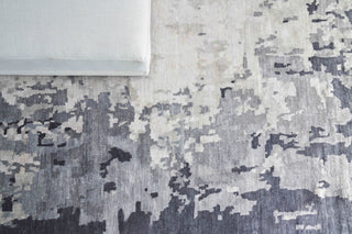Exquisite Rugs Bamboo Silk 3341 Blue/Gray Area Rug Detail Image