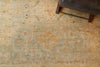 Exquisite Rugs Antique Weave Oushak 3344 Light Blue/Gold Area Rug Detail Image