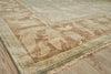 Exquisite Rugs Antique Weave Oushak 3346 Blue/Light Brown Area Rug Corner Image
